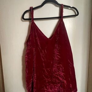 Torrid Velvet Red Camisole Top